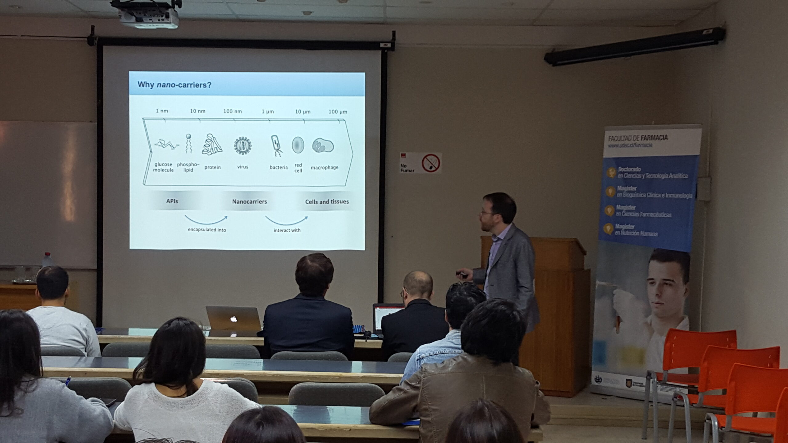 Investigadores de Francia dictaron charlas sobre nanotecnología a profesionales y estudiantes en la Facultad de Farmacia