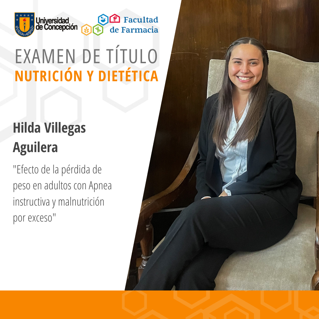 Hilda Villegas Aguilera obtiene su título de Nutricionista