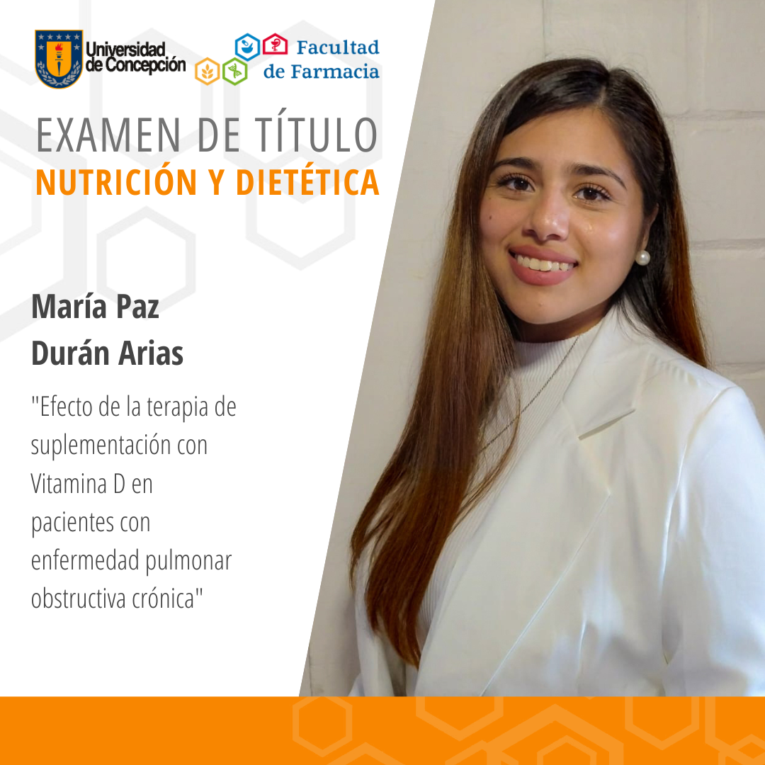 María Paz Durán Arias obtiene su título de Nutricionista