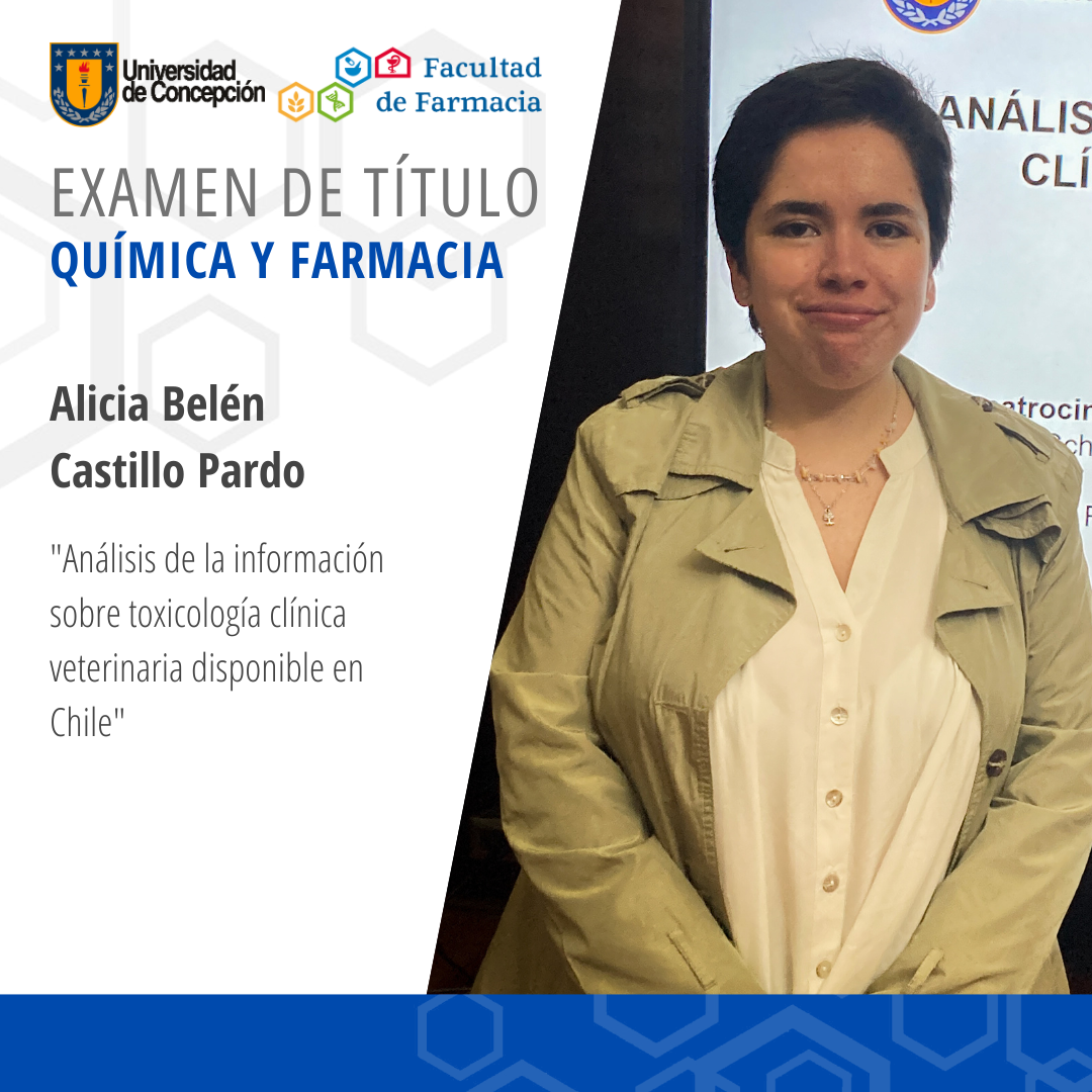 Alicia Belén Castillo Pardo obtiene su título de Químico Farmaceútico