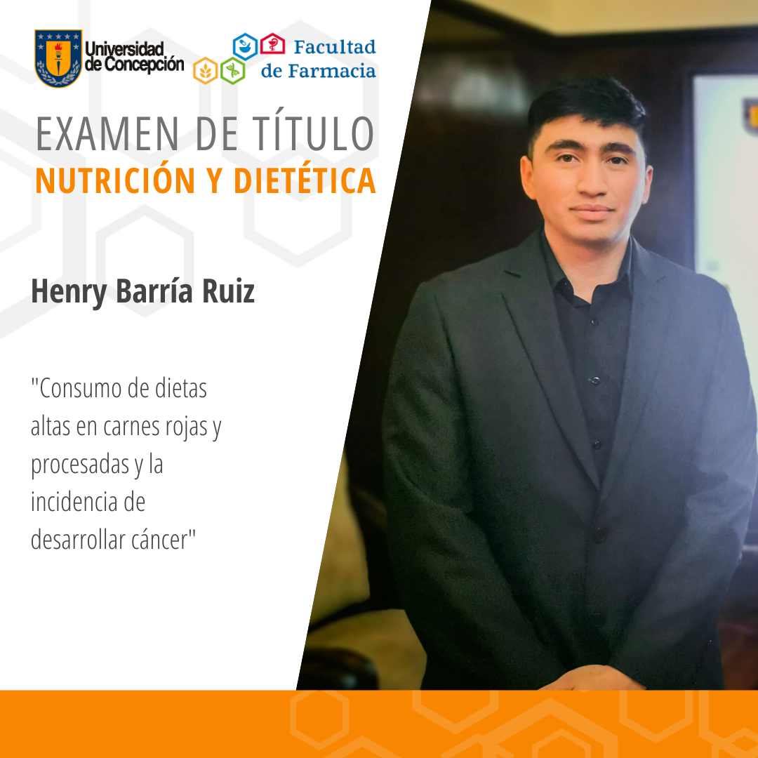Henry Barría Ruiz obtiene su título de Nutricionista