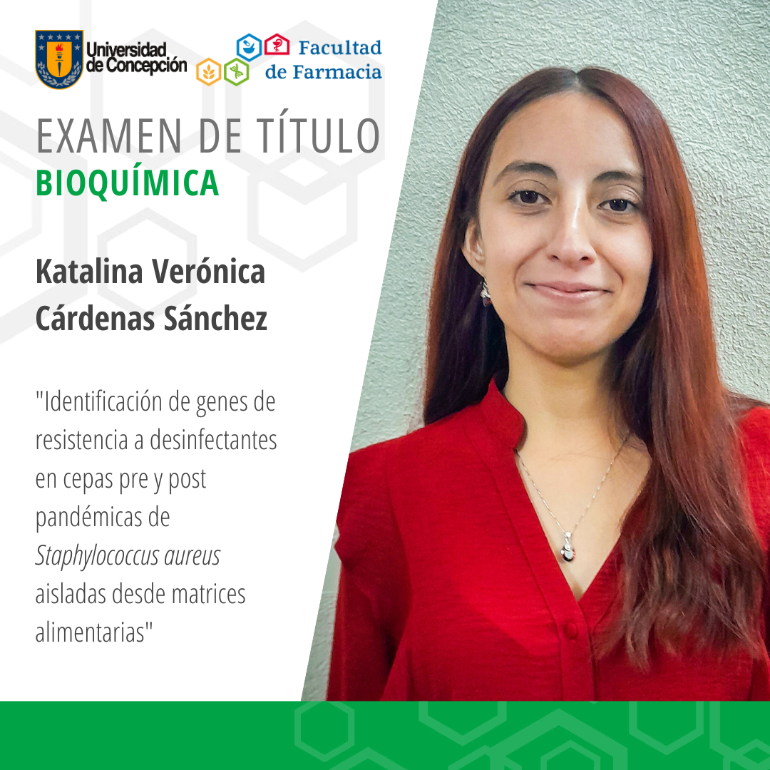 Katalina Verónica Cárdenas Sánchez obtiene su título de Bioquímico