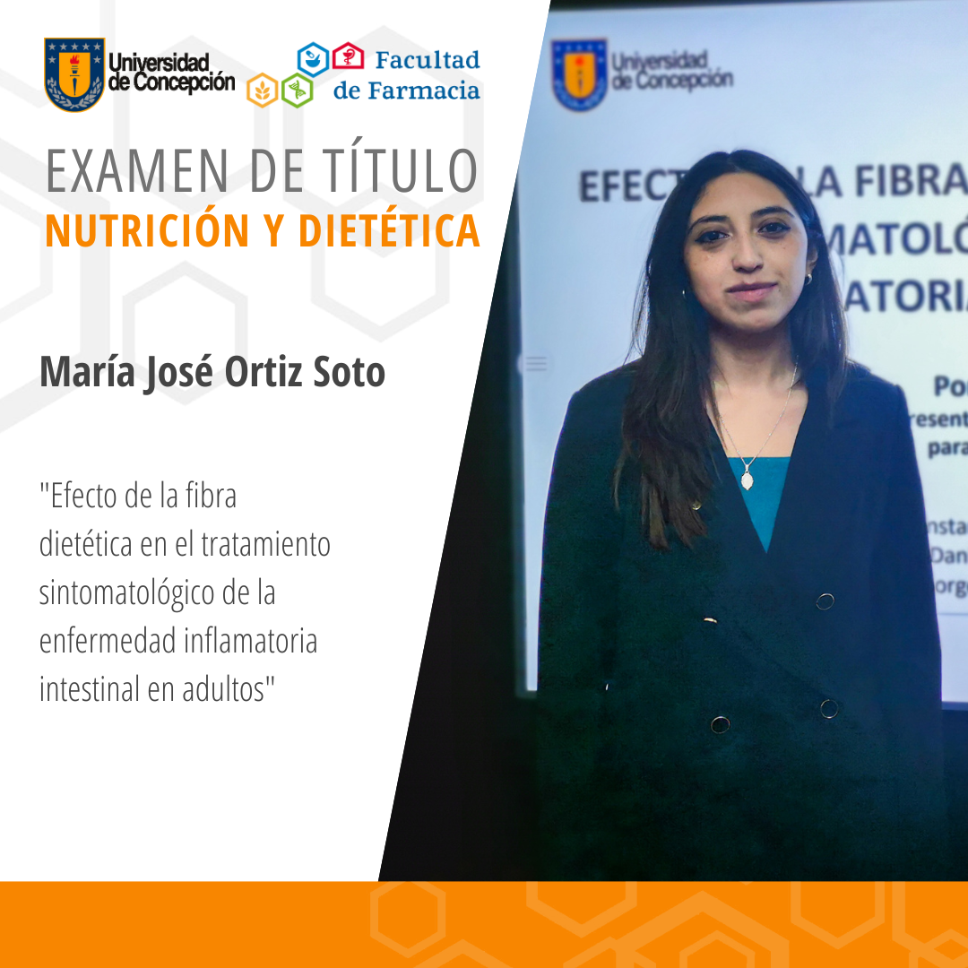 María José Ortiz Soto obtiene su título de Nutricionista