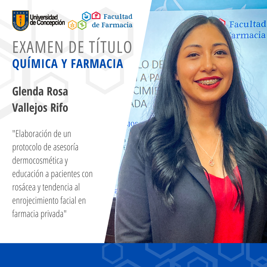 Glenda Rosa Vallejos Rifo obtiene su título de Químico Farmaceútico