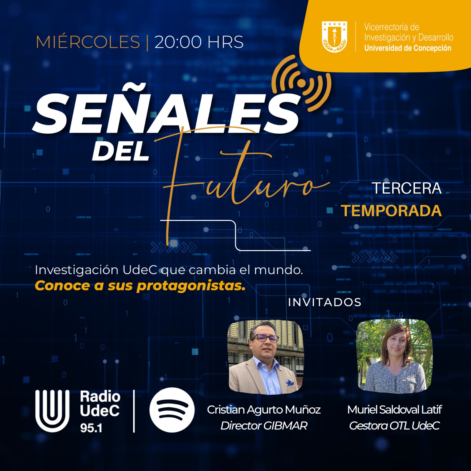 Entrevista a de Radio UdeC a Dr. Cristian Agurto, Director del Departamento de Ciencia y Tecnología de los Alimentos de la Facultad de Farmacia y Director del GIBMAR