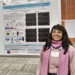 Areli Jara, candidata al Magíster en Ciencias Forestales, presentó "Spatiotemporal mapping of defense-related metabolites in Eucalyptus nitens leaves following elicitation with Gonipterus platensis oral secretions by MALDI-MSI".