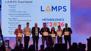 Maximiliano Ramm, candidato al Doctorado en Ciencias y Tecnología Analítica, recibió un Travel Award otorgado por la Metabolomics Society, a través de la Latin American Metabolic Profiling Society (LAMPS)